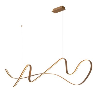 Lucide LAMBADA - Pendant light - LED Dim. - 1x47W 2700K - Champagne Color - Premium